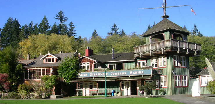 Photo of the Union Steamship Company Resort.
